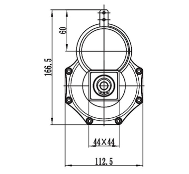Коллекторный электродвигатель, приводной двигатель (180-250 Вт, серия HQ068B1)